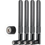 4pcs double bande wifi antenne 2. 4ghz 5ghz 5. 8ghz antenne rp - sma mle antenne 8dbi 15cm / 6in pour ...