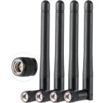 4pcs dual band wifi antenna 2. 4ghz 5ghz 5. 8ghz antenna 3dbi mimo sma male antenna for wifi router wireless ...