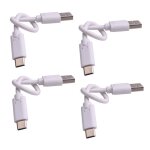 4x court 10cm usb - c usb 3. 1 type c mâle a 2. 0 type une charge de données mâle câble cordon 4x court 10cm usb - c usb 3. 1 type c mâle a 2. 0 type une charge de données mâle câble cordon