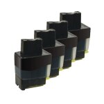 4x haute capacit� cartouches d'encre compatibles - black pour brother / fax dcp 110c dcp 115c dcp 117c ...