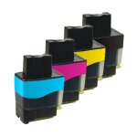 4x haute capacité cartouches d'encre compatibles - cyan / yellow / magenta / black pour brother / fax ... 4x haute capacité cartouches d'encre compatibles - cyan / yellow / magenta / black pour brother / fax ...