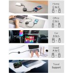 5 en 1 cble de charge rtractable, 60w cable charge multiple rapide, cble chargeur multi embout rtractable, ...
