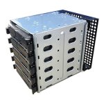 5, 25 pouces  5 x 3, 5 pouces sata hdd cage rack disque dur botier de disque adaptateur de plateau ...