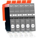 5 cartouches d'encre avec puce compatible avec canon cli - 521 (gris) pour canon pixma mp980 mp990 5 cartouches d'encre avec puce compatible avec canon cli - 521 (gris) pour canon pixma mp980 mp990