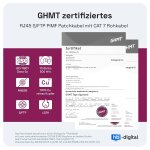 5 m cble ethernet lan cat 7 s / ftp pimf lszh awg26 cble rseau avec connecteurs rj45 cat 6a 10 gbits ...