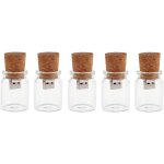 5 pack 8 go mignon flash drive usb 2. 0 bocaux de stockage bote unique bocal en verre bouteille et cork ...
