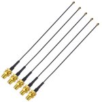 5 pices 15cm u. fl pigtail cble antenne wifi u. fl ipx1. 13 vers sma femelle cble coaxial pour cartes ...