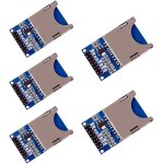 5 pices sd card reader module sd card shield module compatible avec arduino esp raspberry pi
