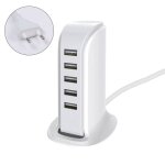 5 ports usb chargeur 4a multi port prise hub station de charge adaptateur secteur universel t�l�phone ...