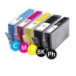 5 x cartouches d'encre remanufactured pack couleures hp 364 v2 xl hp 364 y v2 xl pour imprimante hp photosmart ... 5 x cartouches d'encre remanufactured pack couleures hp 364 v2 xl hp 364 y v2 xl pour imprimante hp photosmart ...