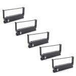 5 x ruban, ruban en nylon, bande d'encrage vhbw de type erc - 32, c43s015371 pour imprimante matricielle ...