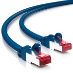 50m cat6 c�ble r�seau - blindage pimf s / ftp cat - 6 rj45 c�ble ethernet - lan dsl routeur modem point ...