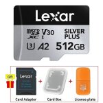 (512 go) lexar silver plus drone - carte micro sd spécifique sdxc a2 4k v30 u3 64gb 128gb 256gb 1tb lire ... (512 go) lexar silver plus drone - carte micro sd spécifique sdxc a2 4k v30 u3 64gb 128gb 256gb 1tb lire ...