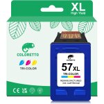57xl cartouches d'encre remanufactur�es pour hp cartouche 56 57 couleur psc 1210 1215 1315 1318 1340 ...
