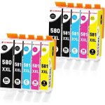 580 581 xxl cartouches d'encre compatibles pour canon pgi - 580xxl cli - 581xxl multipack pour pixma ... 580 581 xxl cartouches d'encre compatibles pour canon pgi - 580xxl cli - 581xxl multipack pour pixma ...