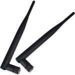 5dbi wifi antenne 2, 4 ghz 5, 8 ghz antenne wifi extrieur routeur wlan antenne connecteur rp - sma mle ...