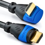 5m angled hdmi cable (90 angle) - uhd 4k hdr 1080p 2160p earc - for tv, soundbar, monitor, pc, laptop, ...