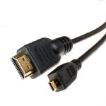 5m black cble adaptateur micro hdmi vers hdmi, 1. 5m / 3m / 5m, hdmi v1. 4 1080p, pour hdtv, ps3, lcd ...