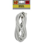 5m c�ble d'antenne tv coaxial connecteur double coud� 90 m�le femelle 6, 65