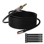 5m c�ble d'extension st�r�o jack 3, 5 mm, rallonge audio m�le vers femelle, c�ble d'extension pour casque, ...