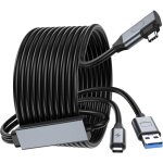 5m usb 3. 0 to usb c link cable with data transfer 5gbps fast charge nylon link cable compatible with ... 5m usb 3. 0 to usb c link cable with data transfer 5gbps fast charge nylon link cable compatible with ...