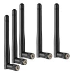 5pcs 2. 4g / 5g dual band wifi rp - sma antenna, dual - band wifi antenna for wifi card / wireless network ...