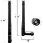5pcs 2. 4g / 5g dual band wifi rp - sma antenna, dual - band wifi antenna for wifi card / wireless network ...