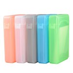 5pcs botier housse de protection pour disque dur externe hdd 3. 5   storage box casetank multicolore ...