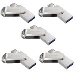 5pcs clé usb à double connectique ( usb type - c et usb type - a) sandisk ultra luxe 32go pour les appareils ... 5pcs clé usb à double connectique ( usb type - c et usb type - a) sandisk ultra luxe 32go pour les appareils ...