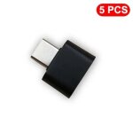 5pcs usb 2. 0 type - c otg cble adaptateur type c usb - c otg convertisseur pour xiaomi ata 5 ata 6 ...
