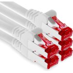 5x 3 m�tres c�ble patch cat6 s / ftp blindage pimf c�ble r�seau cat. 6 rj45 c�ble ethernet routeur lan ...