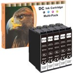 5x noir cartouches d'encre compatibles pour epson 71xl t0711 pour epson office bx - 300f bx - 310fn bx ...