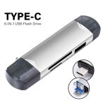6 en 1 type - c usb 3. 0 extensible mini carte mémoire lecteur de carte multifonction stockage externe ... 6 en 1 type - c usb 3. 0 extensible mini carte mémoire lecteur de carte multifonction stockage externe ...