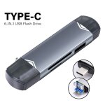 6 - en - 1 type - c usb 3. 0 mini carte mémoire lecteur de carte multifonction stockage externe noir ... 6 - en - 1 type - c usb 3. 0 mini carte mémoire lecteur de carte multifonction stockage externe noir ...
