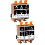 6 cartouches d'encre compatible avec canon pgi - 35 bk noir pour pixma ip100 ip110 ip110 + battery ip110 ... 6 cartouches d'encre compatible avec canon pgi - 35 bk noir pour pixma ip100 ip110 ip110 + battery ip110 ...