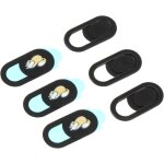 6 pièces couverture de confidentialité pour caméra protecteur la toile curseur de couverture de webcam ... 6 pièces couverture de confidentialité pour caméra protecteur la toile curseur de couverture de webcam ...