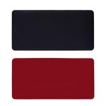 (60 cm x 30 cm - noir rouge) grand sous - main en cuir antidrapant, tapis de souris impermable pour ...