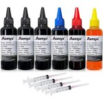 600ml kit de recharge d'encre universelle pour imprimantes hp canon epsn brother lexmark cartouches rechargeab ...