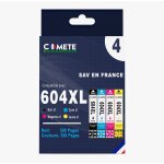 604xl - 4 cartouches d'encre compatibles avec epson 604 xl ananas - pour cartouxche xp 2200 xp 2205