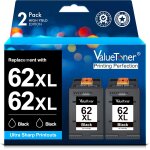 62xl cartouches d'encre remplacement pour hp 62 pour hp envy 5540 5640 5642 5644 5646 7640 5660 7644 ...