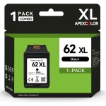 62xl cartouches d'impression noire pour cartouches d'impression hp 62 remplacement pour hp 62 cartouches ...