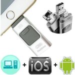 64gb flash drive cle usb i - flash u - disk flash m�moire stick � l'extension de stockage 3 en 1 pr iphone ...