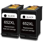 652 xl 652xl cartouche d'encre  jet d'encre reconditionne couleur premium pour hp652 pour hp deskjet ...