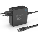 65w 45w usb c laptop charger for lenovo thinkpad, latitude, hp spectre, asus zenbook chromebook, mac ...