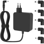 65w chargeur pour asus ordinateur portable vivobook / zenbook 13 14 15 17 s14 s15 17 pc, avec 5 connecteurs ...