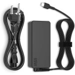 65w usb type c chargeur rapide, chargeur pour ordinateur portable, compatible avec h / p, de / ll, len ...