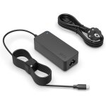 65w usb - c charger compatible with hp probook elitebook elite x2 envy chromebook x360 fortis 14 g11 ...