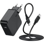 65w usb c laptop charger for asus zenbook 14 hp chromebook lenovo thinkpad acer macbook pro / air ipad ...