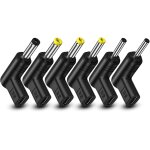 6pcs usb c vers dc adaptateur 90 inclinable dc 5v 9v 12v 15v pd simulateur d�clencheur de charge plug ...