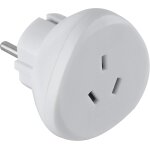 70060 adaptateur de voyage australie / chine vers france / europe, blanc[z737]